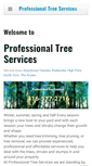 Mobile Screenshot of professionaltreeservices.ca